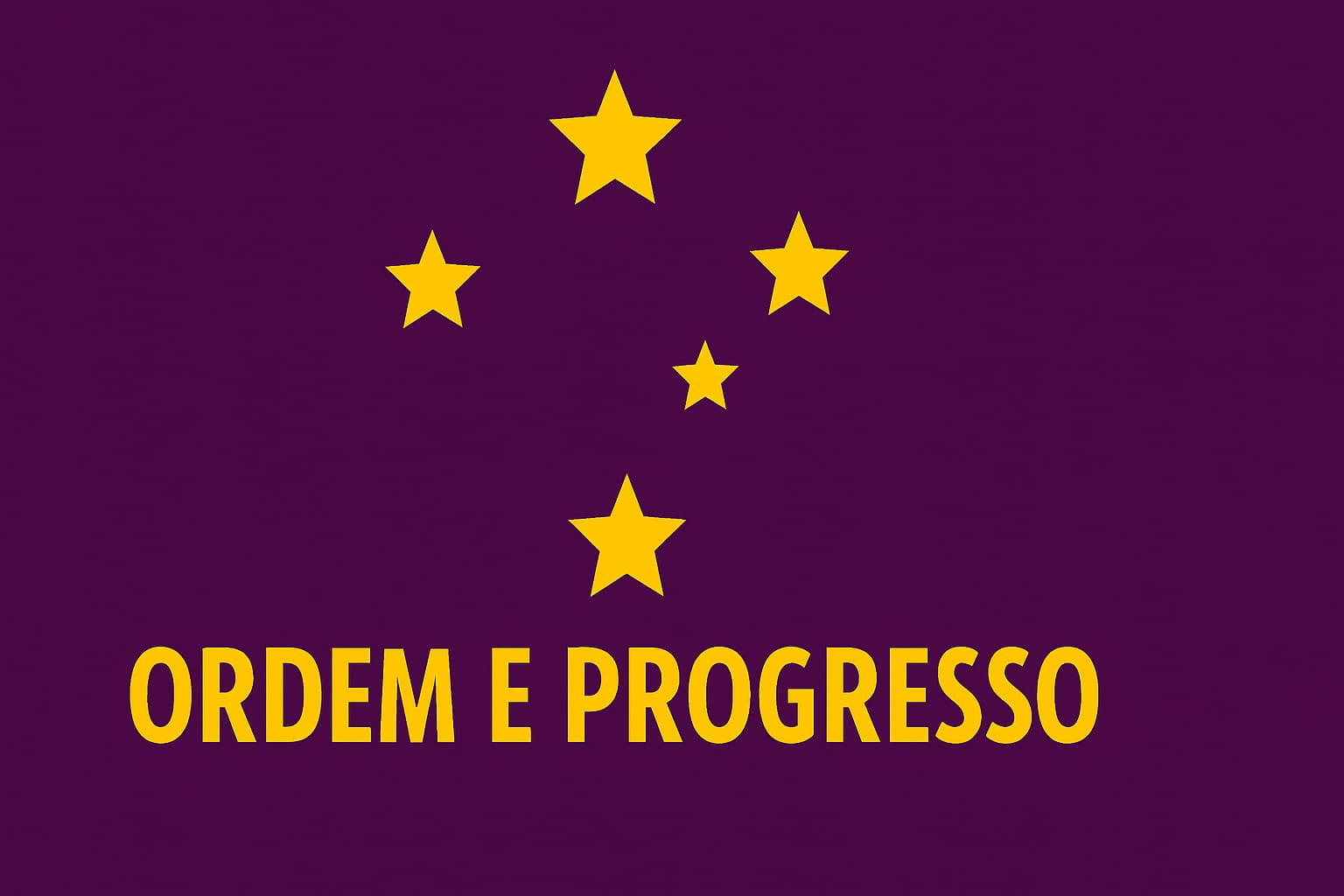 Bandeira do MOP - Movimento Ordem e Progresso
